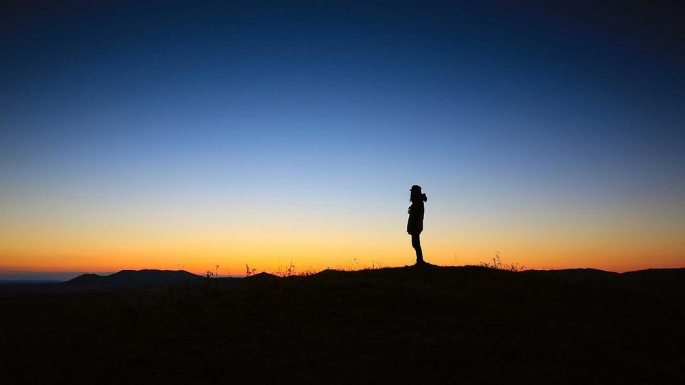 Sunrise contemplation